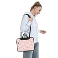 thumbnail image 6 of Lsque Chrysanthemum Pattern Laptop Bag – Portable & Slim Single-Shoulder Computer Case with Adjustable Strap, Protective, Lightweight for 13”/14”/15.6” Laptops, 6 of 8