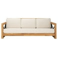 thumbnail image 5 of Safavieh  Couture Curacao Outdoor Teak 3-Seat Sofa, 5 of 5