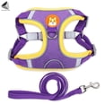 thumbnail image 3 of PULLIMORE No Pull Dog Harness Leash Set Reflective Adjustable Easy Control Pet Chest Vest for Small Medium Dogs (S, Purple), 3 of 8