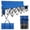Blue, variant on TECANA 8 Seats Portable Folding Team Bench with Backrest & Carry Bag, Blue