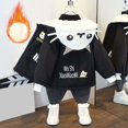 thumbnail image 2 of Gubotare Boy Fleece Jackets Toddler Girls Boys Fleece Jacket Kids Fleece Zipper Jacket Soft Fall Winter Warm Outerwear with Pockets Size 3T 4T,(White 3-4 Years), 2 of 4