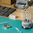 thumbnail image 6 of 9Pcs Watchmaker Screwdrivers Set 0.8mm-2.0mm for Jewelry Watch Eyeglass Repair Electronics Slotted Screwdriver, 6 of 8