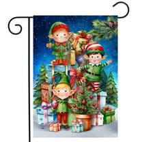 Briarwood Lane Santa's Elves Garden Flag