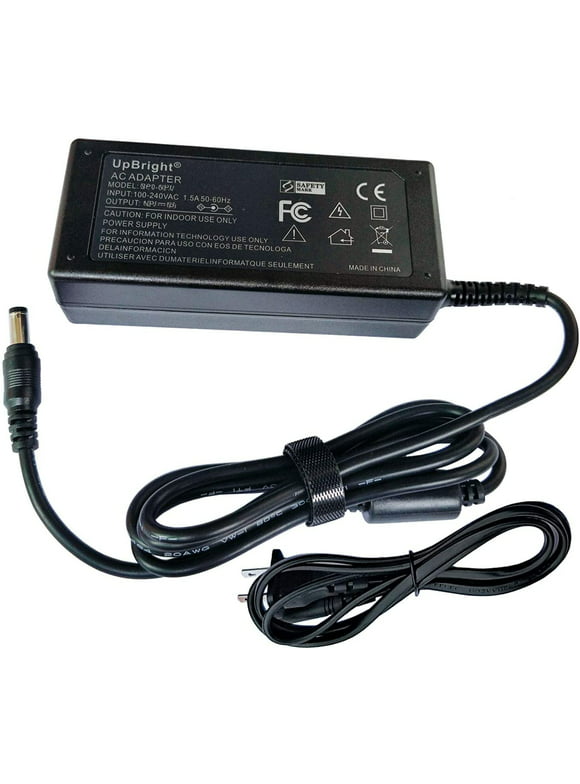12 Volt 5 Amp (12V 5A) 60W AC Adapter Charger Power Supply Cord for Acer BenQ LCD Monitor 5.5mm*2.5mm