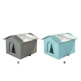 thumbnail image 4 of Lit Lapin Imperméable et Résistant à la Pluie Maison Pliable pour Animaux Chat Abri Extérieur pour Chat Maison Extérieure pour Chat Imperméable Chat Errant A 33CM, 4 of 9