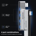 thumbnail image 2 of MOGOOD Divisor USB 3.0 Hub, Expansor de Puerto USB para Portátil, Adaptador multipuerto y Concentrad, 2 of 6
