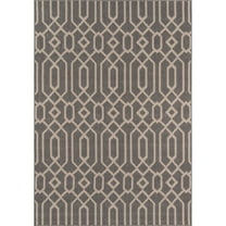 Momeni Baja Area Rug, Grey, 3'11" X 5'7"