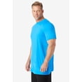 thumbnail image 3 of KingSize Men's Big & Tall No Sweat Longer-Length Short Sleeve Crewneck Tee, 3 of 6