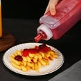 thumbnail image 5 of SPRING PARK 800ml Condiment Squeeze Bottle Plastic Squeeze Bottles Sauce Bottle for Ketchup, Mustard, Olive Oil, Glue, 5 of 6