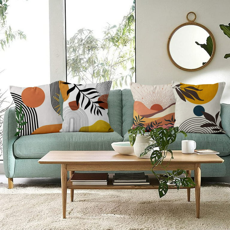 Large Decorative Throw Pillows, Bohemian Decorative Sofa Pillows, Geom –  Art Painting Canvas
