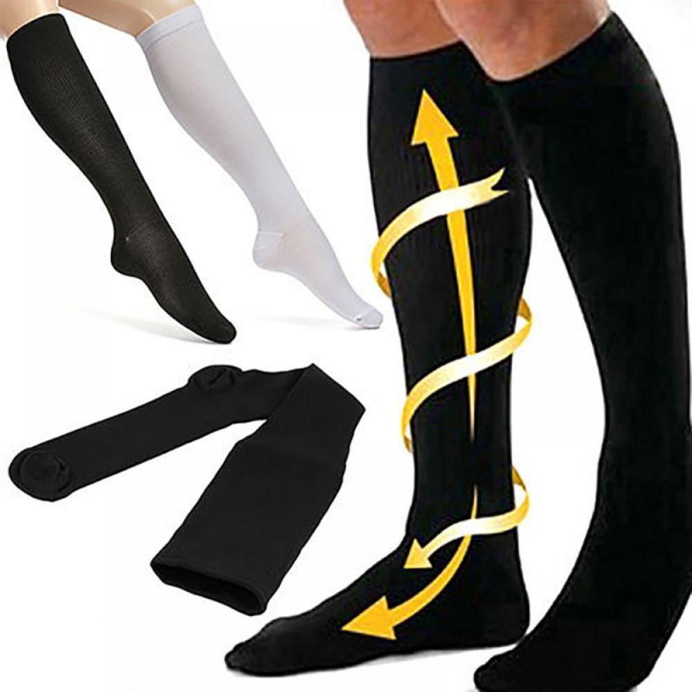 2 Pairs Compression Socks for Women and Men, 3040mmhg Pressure Nylon