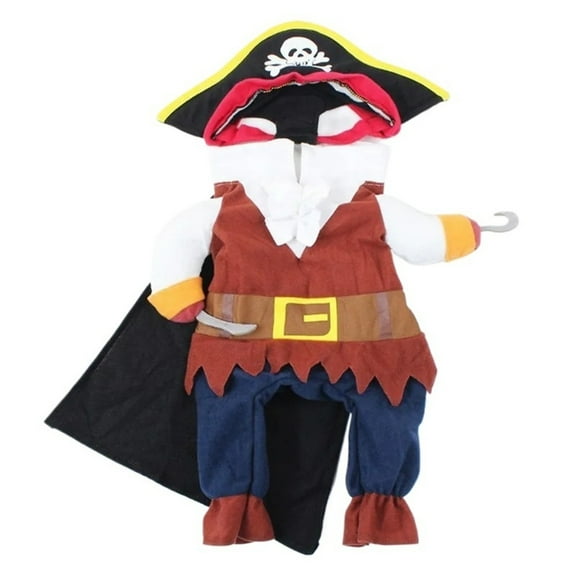 BAIANNAN Dog Costumes Halloween Pirate Suit Fashion Pet Clothing For Small Medium Dogs Cats Chihuahua French Bulldog Pug Clothes