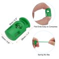 thumbnail image 3 of Uxcell 1Pcs 10 Yard Elastic Bungee Cord & 25 Pcs Single Hole Cord Lock Green, 3 of 6