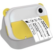 myFirst Camera Insta Wi - Kids Digital Camera Instant Print, Label Maker, 12MP, 1080P Video, Selfie Lens, Memory Card, Lanyard, for Kids 3-12 (Yellow)