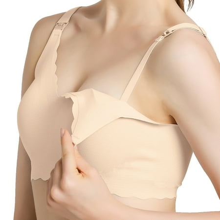

YUUZONE Natural Shape Pregnancy Bra Sleep Bralette Female Women Trackless Top Bras Maternity Bra During Summer for Sports
