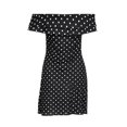thumbnail image 6 of ZHOGXU Womens Polka Dot Print Strapless Bodycon Dresses Off Shoulder Short Sleeve Slim Fit Dresses Stylish,Travel, 6 of 6