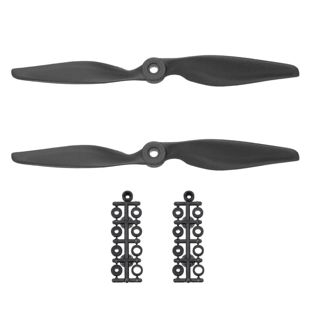 Uxcell 2 Pairs 9x6 Inch Propeller Hélices RC Hélices de 2 Palas con Arandela para Aviones Controlados a Distancia Drones Ligeros, Negro