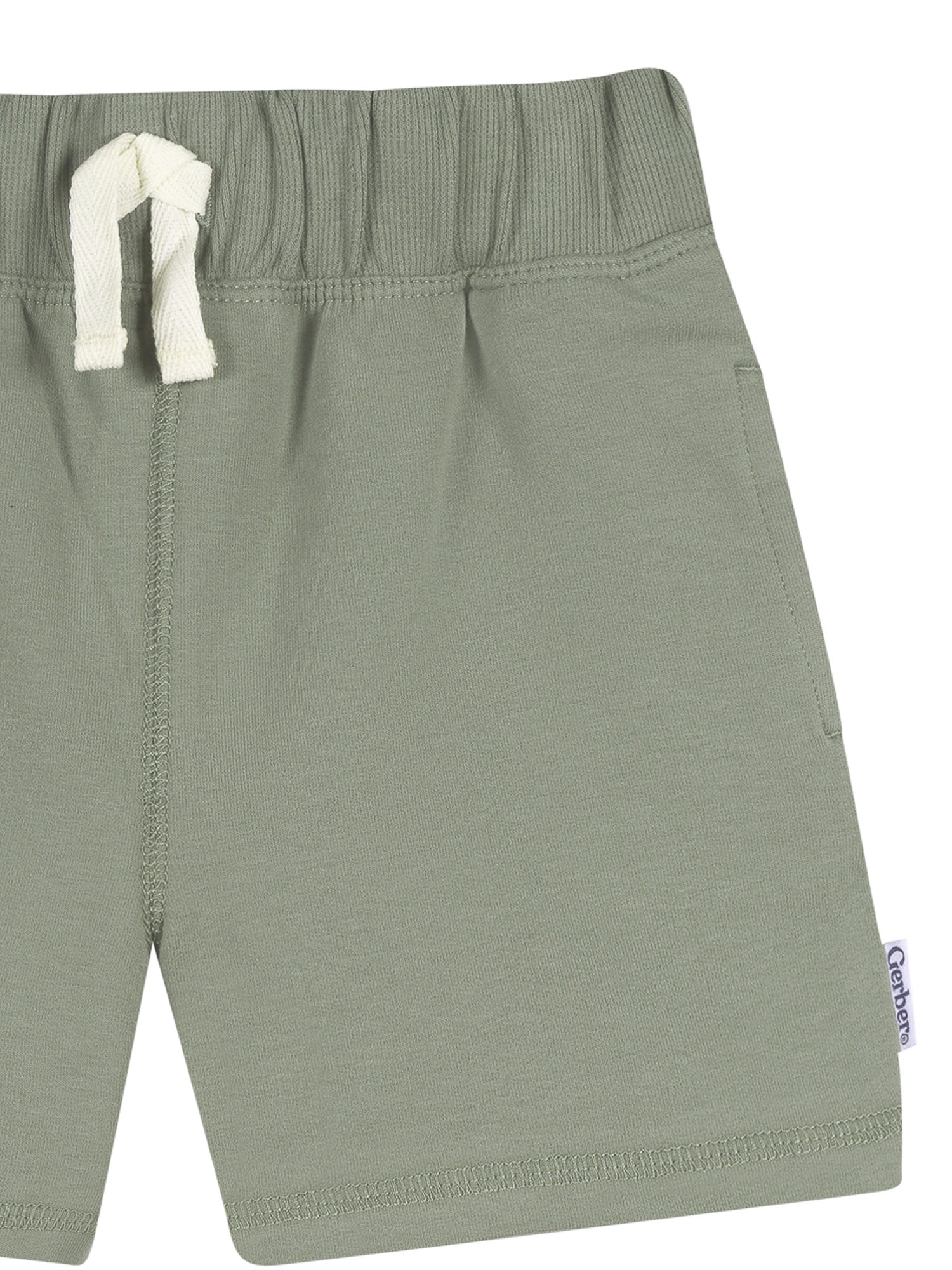 Gerber Baby and Toddler Boy Knit Shorts, 3-Pack, Sizes 0/3 Months - 5T