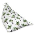 thumbnail image 2 of Palm Tree Lounger Chair Bag, Botanical Watercolor Art of Hawaiian Aloha Forest Palm Trees in Pairs, High Capacity Storage with Handle Container, Lounger Size, Grey Green White, by Ambesonne, 2 of 5