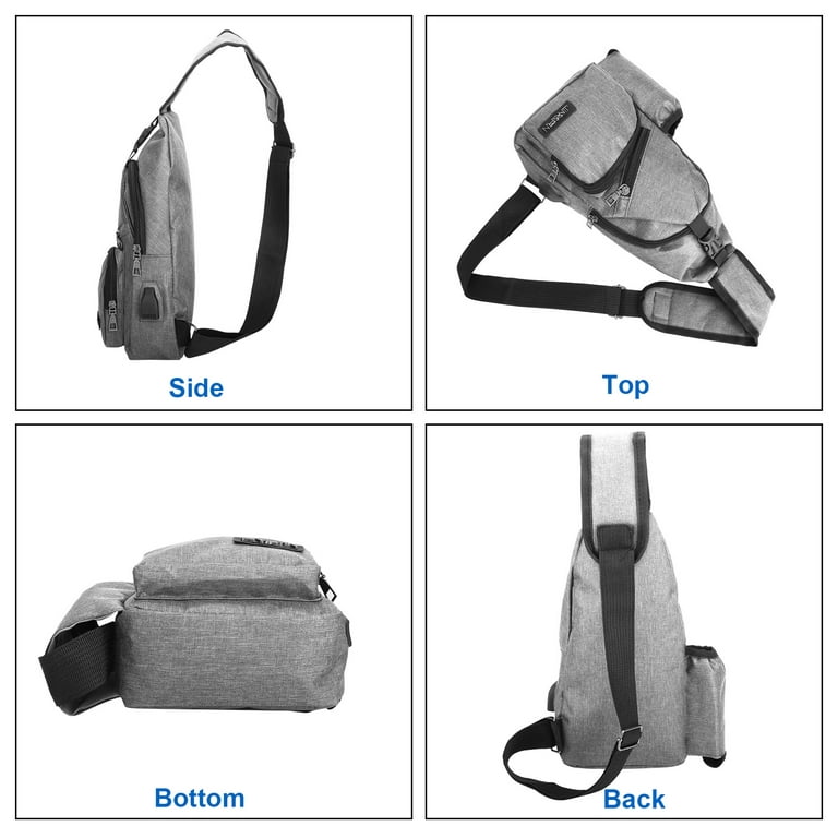 Men's Small Sling Lightweight Crossbody Bag For Travel And Hiking - Temu