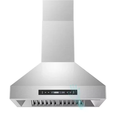 Sndoas Wall Mounted Range Hood 30 inch Kitchen Vent Hood 900 CFM Ducted/Ductless Touch Control 9 Speed