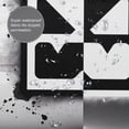 thumbnail image 6 of Saiise Geometry Dash Print Shower Curtain for Bathroom,Shower Curtain Set with Hooks for Home, Bathroom Decor Waterproof Fabric,72x72, 6 of 8