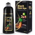 thumbnail image 1 of Champú colorante para el cabello IIIMEIDU 3 en 1, cobertura gris, 500 ml (negro), 1 of 6