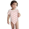 thumbnail image 3 of Daiia Cute Rabbit Printed Unisex-Baby Short Sleeve Onesies Bodysuits Baby Climbing Clothes Soft and Comfortable Romper with Expandable Shoulder Design-2 Years, 3 of 8