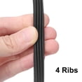 thumbnail image 3 of Unique Bargains 2pcs 490J4 Poly V Belt, 4 Ribs PJ V-Ribbed Belt 49" L x 0.37" W x 0.14" T, 3 of 5