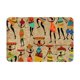 thumbnail image 1 of Balery Dancing African Women Felpudo de franela, resistente a las manchas y a la decoloración, para uso interior y exterior, fácil de limpiar, 40 x 60 cm, 1 of 7