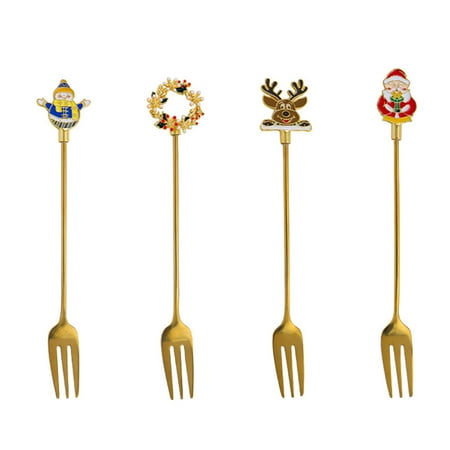 

4pcs/set Stainless Steel Coffee Spoons Tea Spoon Soup Spoon Dessert Spoon Fork