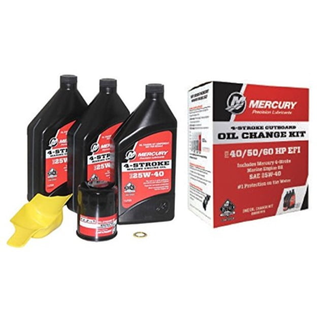Mercury OEM Oil Change Filter Kit 405060hp Four Stroke Outboard