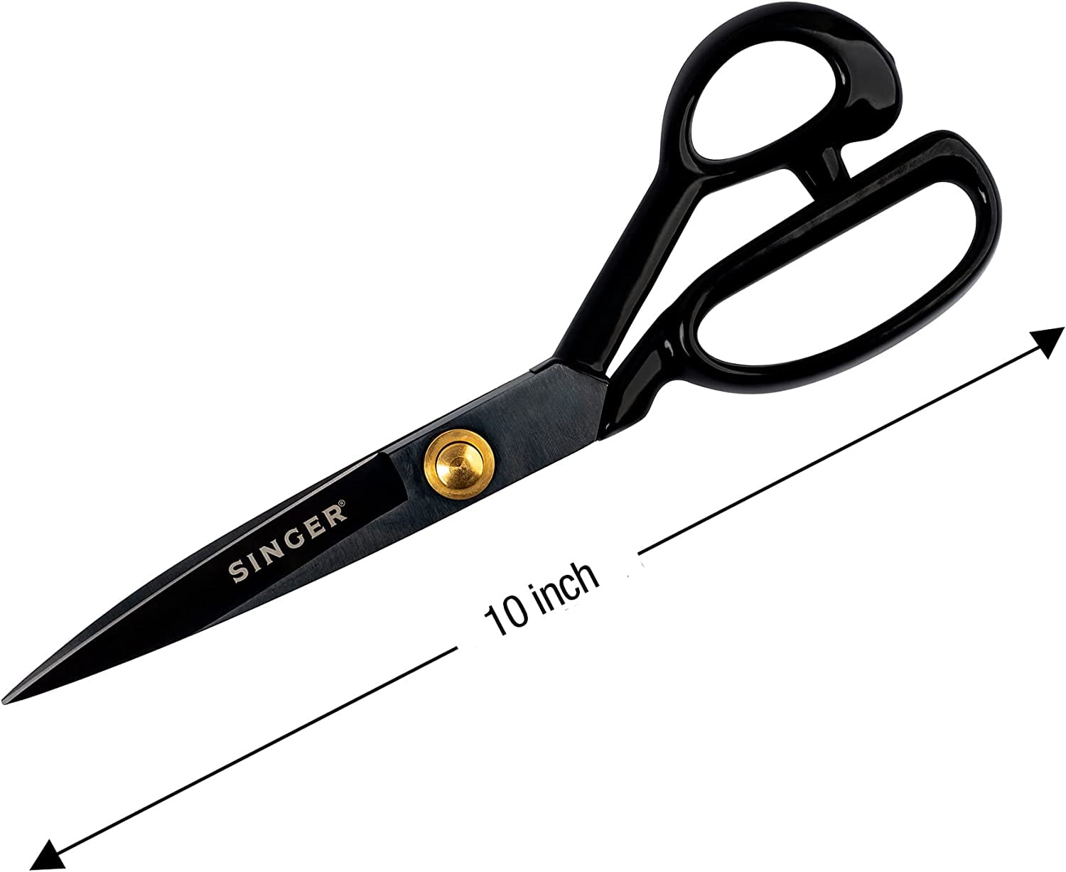 Singer ProSeries Forged Tailor Scissor - Black Oxidized, 10"