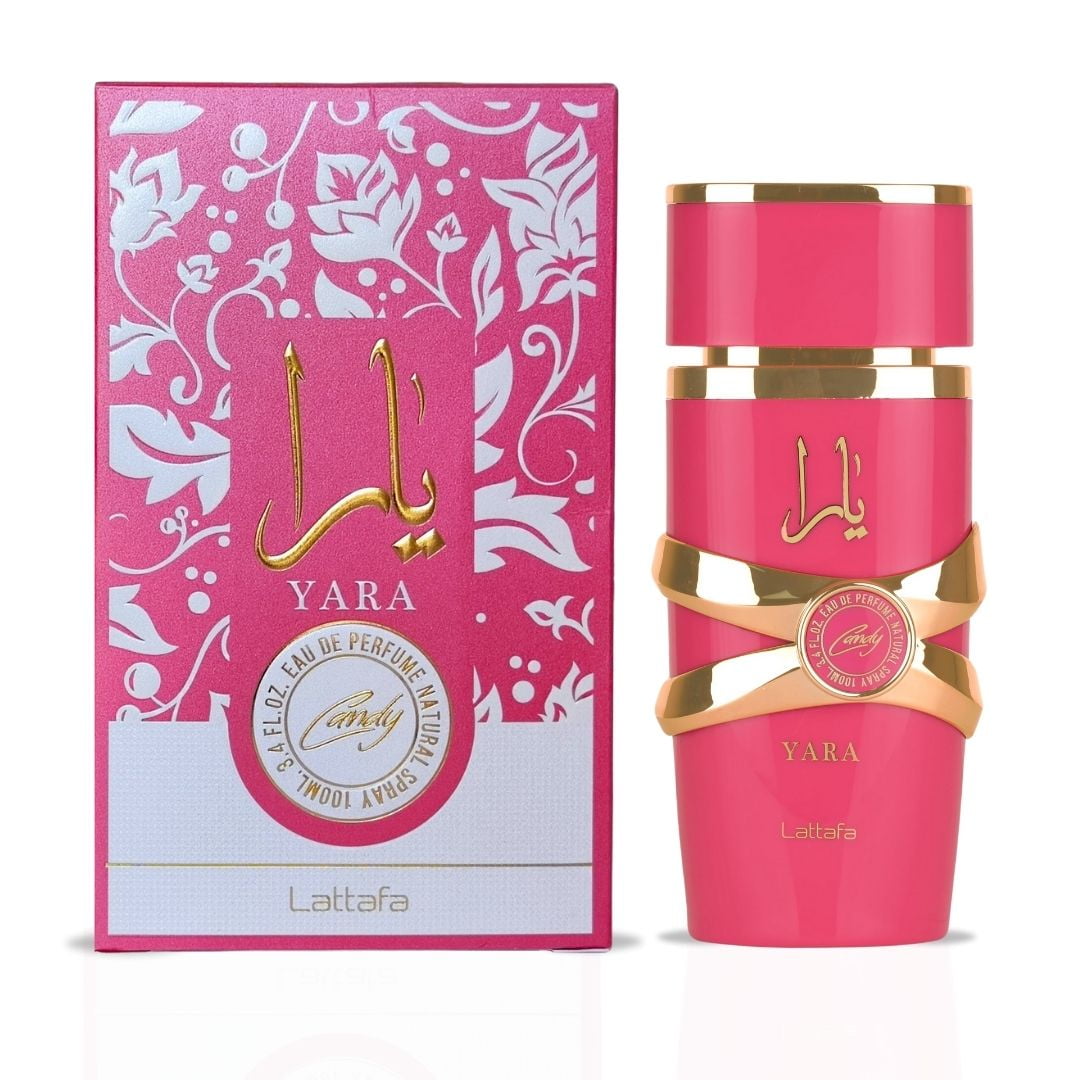 Yara Candy Eau De Parfum Spray 100ML (3.4 OZ) By Lattafa| Indulge In A Playful Burst Of Fruity Sweetness. (PACK OF 3)