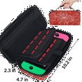 thumbnail image 3 of Herdesigns Spiders Web Carry Case Compatible with Nintendo Switch 2017 & Oled 2021, with 20 Game Card Slots, Halloween Theme Portable Travel Carrying Case Pouch for Accessories & Games, 3 of 8