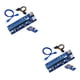 thumbnail image 3 of Adaptador PCI-E Methold 1x A 16X con interfaz USB de 6 pines y cable USB de 1 m Azul 1M, 3 of 6