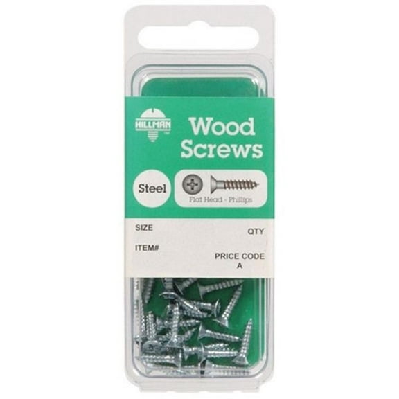 Hillman 5767 6 x 0.62 in. Wood Screw - pack of 10