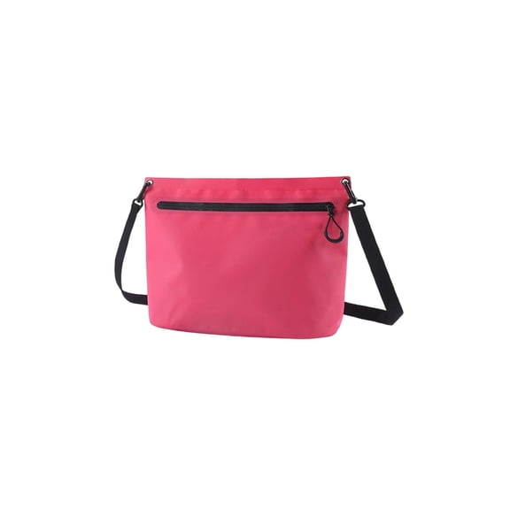 Waterproof Dry Bag for Travel, Beach & Gym - Durable PVC Zipper Storage with Detachable Strap & Crossbody Option Keeps Phone & Essentials Safe Red
