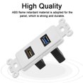thumbnail image 4 of Ccdes HDMI USB 3.0 2 en 1 Panel de Placa Frontal de Pared Multimedia integrada-Blanco Cable No se aplica, 4 of 5