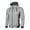 Gray, variant on TFEOQRY Men's Casual Hooded Jacket Autumn Solid Color Zipper Outwear with Pockets Long Sleeve Hooded Overcoat White