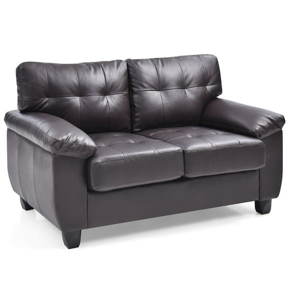 Glory Furniture Gallant Loveseat in Cappuccino Color