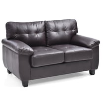 Glory Furniture Gallant Loveseat in Cappuccino Color