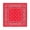 Red, variant on Multifunctional 12 Pack Dozen Cotton Paisley Bandanas (Red)
