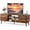 Brown, variant on Nextay TV Stand for 55-60 Inch TVs, Modern Entertainment Center with Storage Cabinets, Wooden Media Console Table with Adjustable Hinges for Living Room or Office
