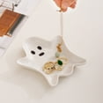 thumbnail image 5 of ​​GiLiling Halloween Ghost Shaped Ceramic Dish Snack Tray Jewelry Storage Decor Themed Serving Plate Candy Holder Decorative Bowl Holiday Party Tableware​​, 5 of 5