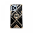 thumbnail image 1 of Étui Carrée Compatible avec iPhone 13 Pro Max, Protection Luxueuse en TPU Floral Antichoc avec Support Anneau, 1 of 3