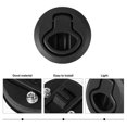 thumbnail image 4 of Locking Flush Pull Flush Pull Latch Slam Latch Marine Slam Latch for Marine Deck Door Locker Hatch Hatch Latch Lock, 4 of 5