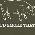 thumbnail image 3 of CafePress - I'd Smoke That Funny Pig T Shirt - Men's Classic Graphic Cotton T-Shirt, 3 of 4