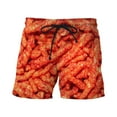 thumbnail image 2 of Bañador corto ajustado para hombre con estampado y bolsillos, traje de baño deportivo de secado rápido., 2 of 3