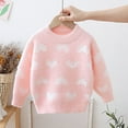 thumbnail image 5 of Lorytime Casual Sweaters for Teen Girls Kids Heart Pullover Crewneck Long Sleeve Tops Soild Spring Knitwear 7 -8Years, 5 of 9